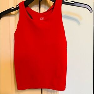 Athleta Girls Bold Red Tank Top